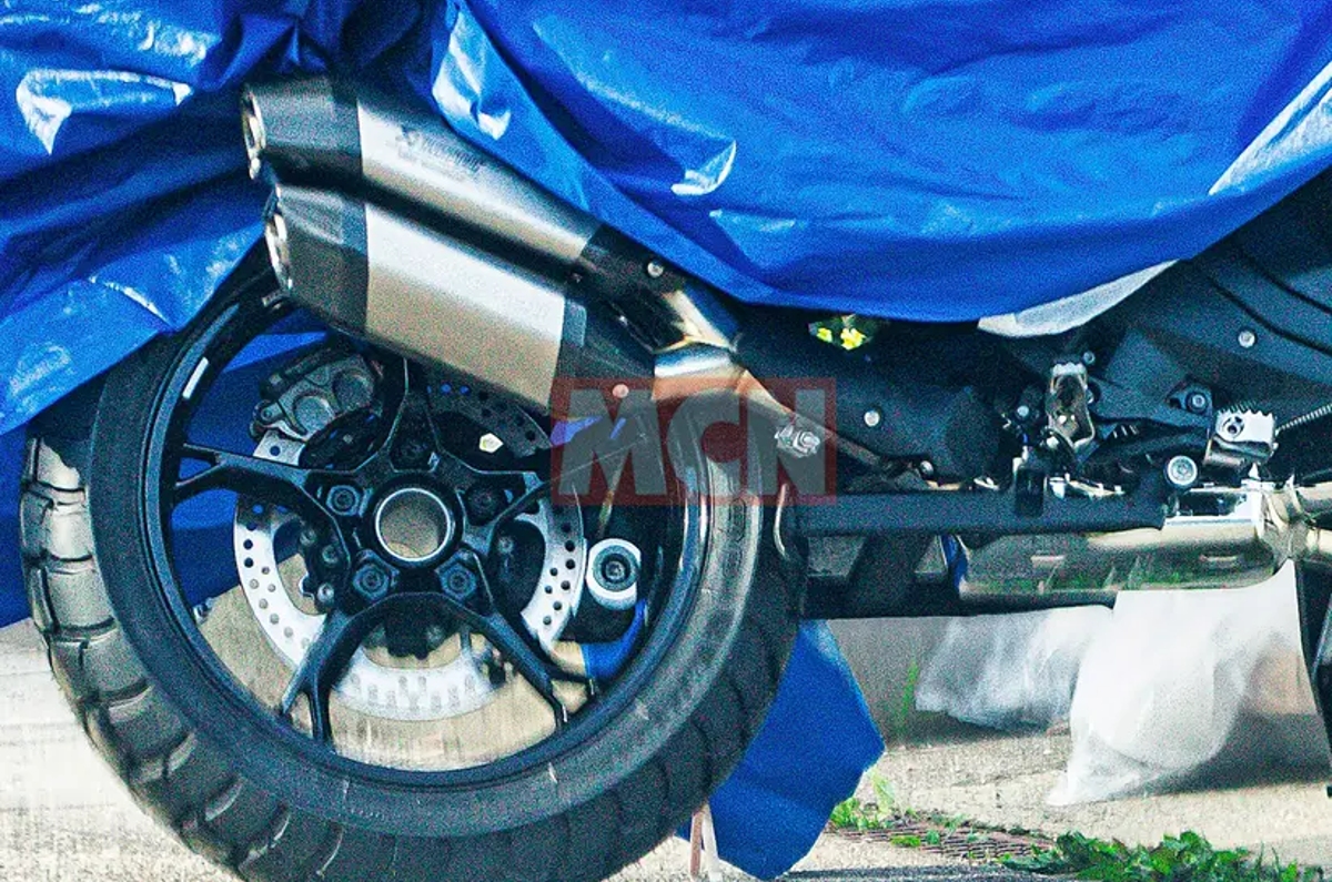 BMW R 1300 GS exhaust.